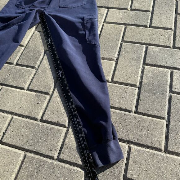 FIGS Women XS Navy Zamora Jogger Scrub Pants Medical Comfort Designer Luxury - Picture 6 of 9